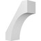 Ekena Millwork 5 1/2-in. W x 12-in. D x 16-in. H Westlake Architectural Grade PVC Knee Brace BRCP055X12X16WTL - alternate 1